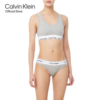 CALVIN KLEIN เสื้อชั้นในผู้หญิง Icon Cotton Modal รุ่น QF3785AD P7A - สีเทา