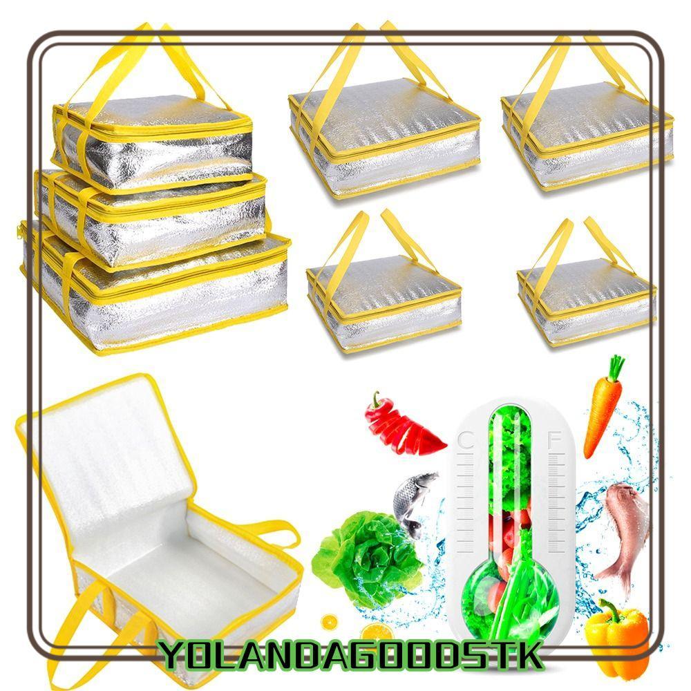 IYOLANDAGOODS1 Pizza Delivery Bag Portable Delivery Carrier Drink Storage Ice Pack