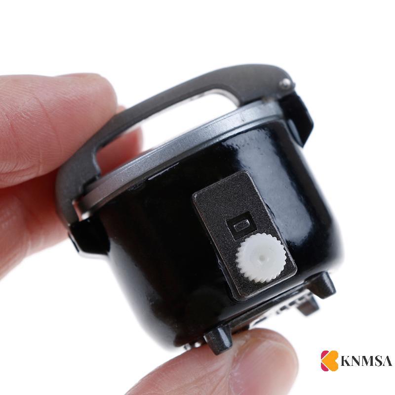 KNMSA] 1:12 Miniature หม้อหุงข้าวอาหาร steamer อุ่นครัวเครื่องครัว dollhouse NS Originalnnคอเต่าmkh
