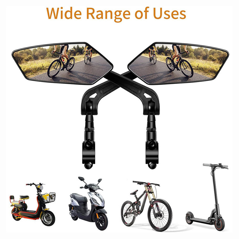 [ET]360 Degree Adjustable For bicycle Mirror HD Reflection Easy to Use and Install