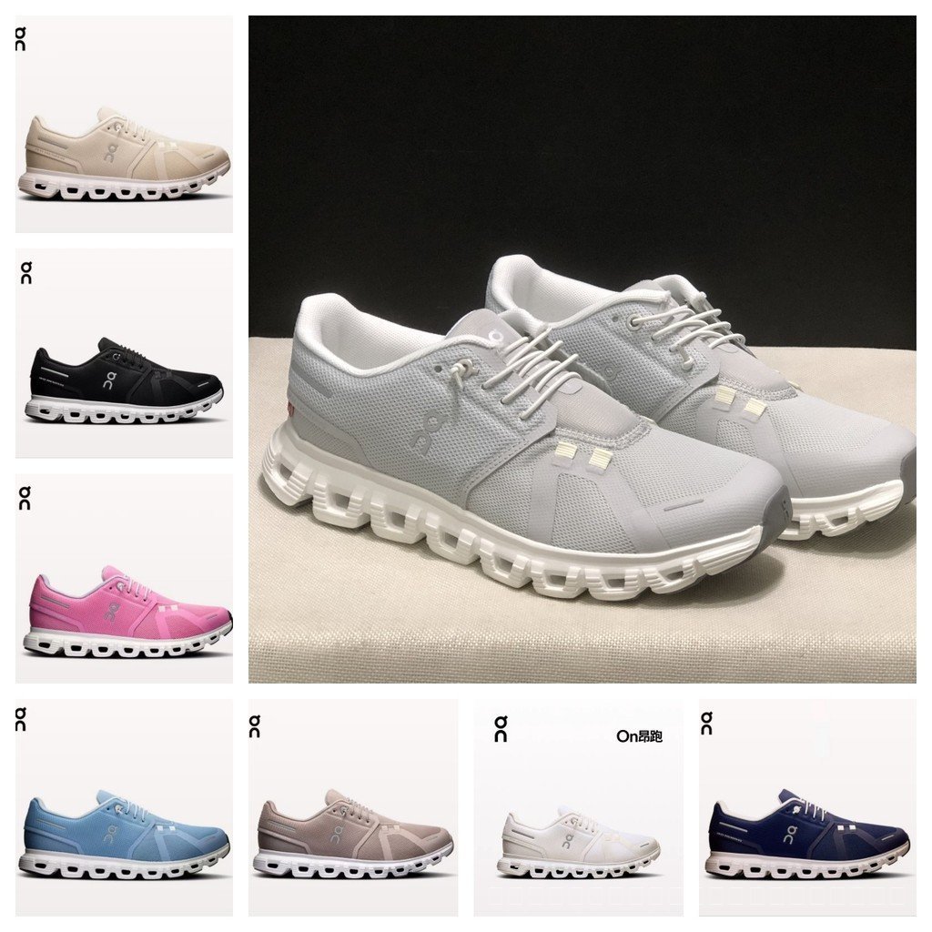 On Running On Cloud 6 Cloud6 รองเท้าวิ่งสําหรับผู้ชายและผู้หญิงรองเท้าผ้าใบ Unisex คู่กันกระแทกน้ําห