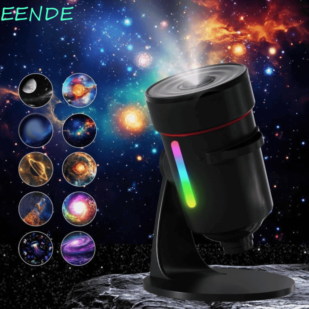EENDE Galaxy Projector, โคมไฟ Ambiance Galaxy Projector Star Projector, ฟังก์ชั่นจับเวลาควบคุม 6 ปุ่