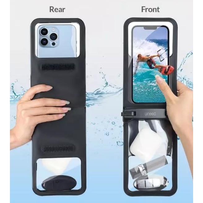 เคสกันน้ํา Uneed Dual Phone สีดํา UWB103