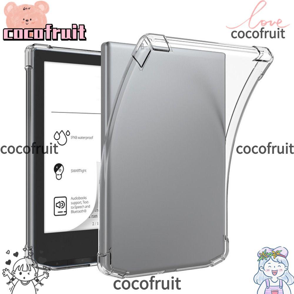 COCOFRUIT 6 นิ้ว eReader, โปร่งใสนุ่ม PB629/PB634 Funda, TPU กันกระแทกปกหลังสําหรับ Pocketbook Verse