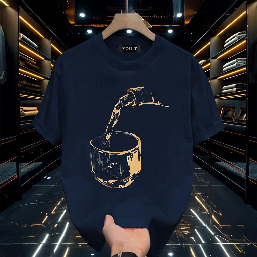Sea.Tee [COD]🔥 เสื้อยืด oversize cotton100% เสื้อแฟชั่น คอกลม แขนสั้น พิมพ์ลาย “Beer” สไตล์ลำลอง ใส่สบาย S-3XL