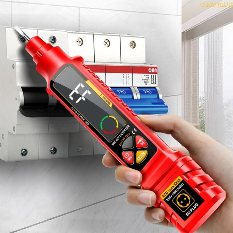 Weroyal Quick Response Socket Phase Detector ยั่งยืนความปลอดภัยไฟฟ้าสําหรับอุตสาหกรรม