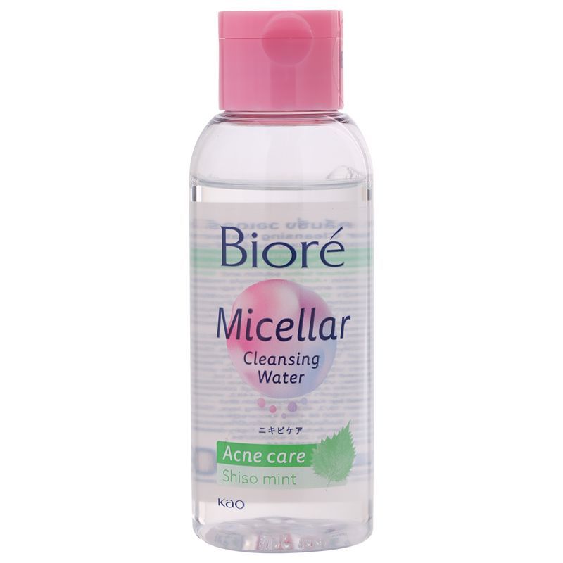 บิโอเรไมเซล่าคลีนซิ่งวอเตอร์แอคเน่แคร์ 90มล. Biore Micellar Cleansing Water Acne Care 90ml. [8851818980792]