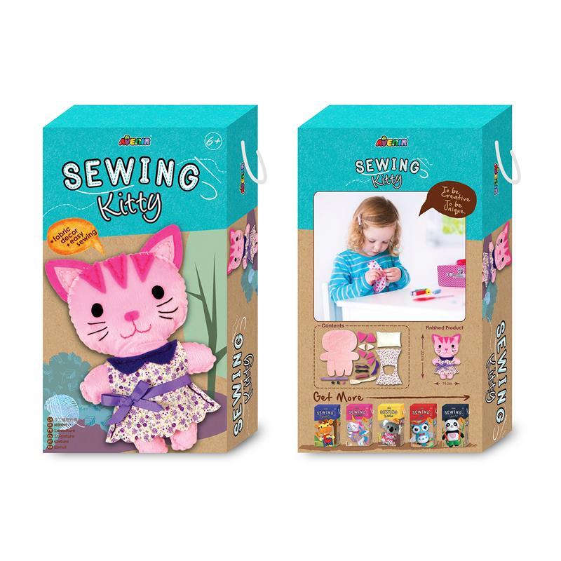 ชุดเย็บปักแมวน้อย DIY KITTY AVENIR Sewing