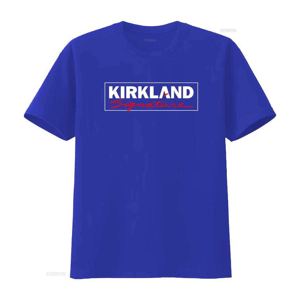 Kirkland Signature Official Costco Brand Logo T Shirt Men 2Xl Women 3Xl Fashion Casual vintage Washe