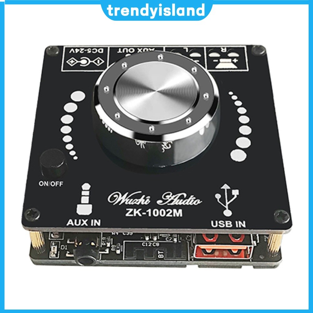 ⚡24ชม.⚡ ZK-1002M 2x100W บอร์ดแอมป์ขยายเสียงดิจิตอลไฮไฟที่รองรับบลูทูธ