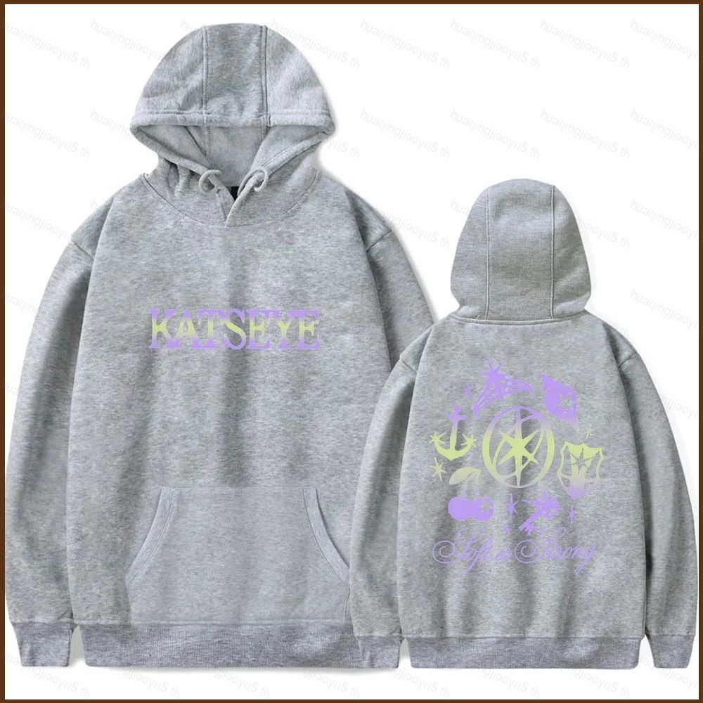 KPop Demon Hunters KATSEYE ผ้าHoodie Anime Sweatshirt Unisexเสื้อแขนยาว