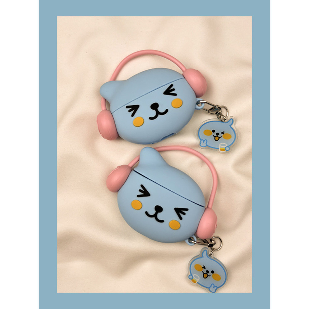 เคส airpods pro 2 เคส airpods Ins น่ารักการ์ตูนสวมใส่หูฟัง Cool airpods4 เคสป้องกัน airpod3 เหมาะสํา