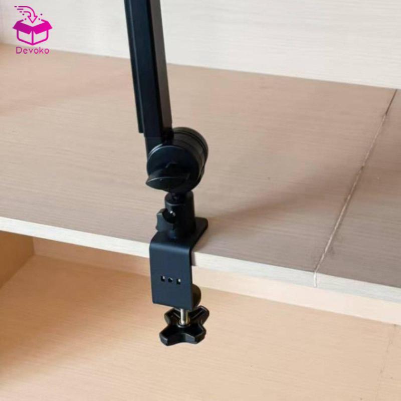 [chiwanji2mf] อุปกรณ์บันทึกเสียง Arm Arm ที่วางโทรศัพท์อเนกประสงค์ Arm Arm Metal Adjustable Mic Moun
