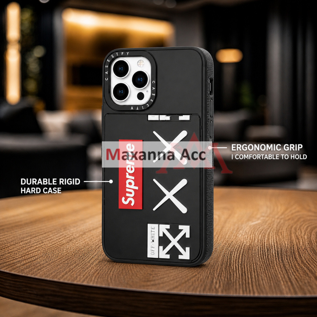 [MAXNA] [ iPhone 13 / 13 Pro / 13 Pro Max ] Drop Proof CASETIFY Phone Case Premium Hard Casetify 3D 