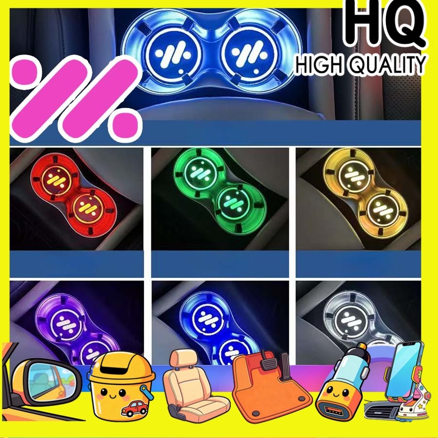 [READY]MG IM5 IM6 Light-up coaster Body kit mg im6 Leather center console mat Car decoration accessories P3PV
