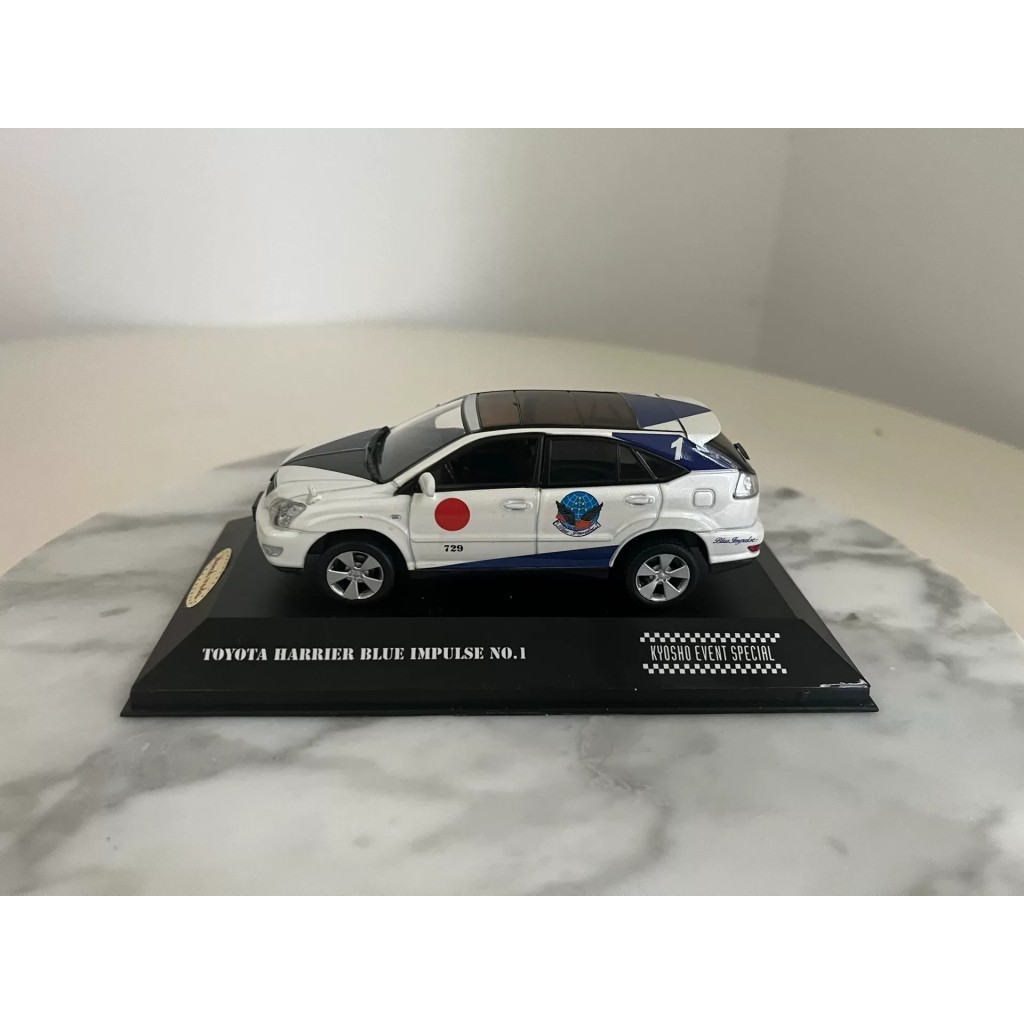 [สต๊อกพร้อม] Jingshang J-collection 1/43 TOYOTA Hella TOYOTA HARRIER Blue Impulse No.1 Japan Air Sel