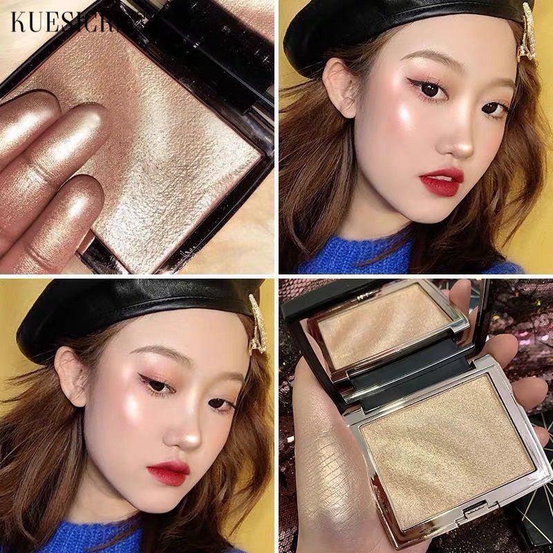 KUESICR Hojo Highlight, Face Highlighter, เงาและเรเดียนท์, เม็ดสีใส, เม็ดสีหนาแน่น, ติดทนนาน, Hojo B