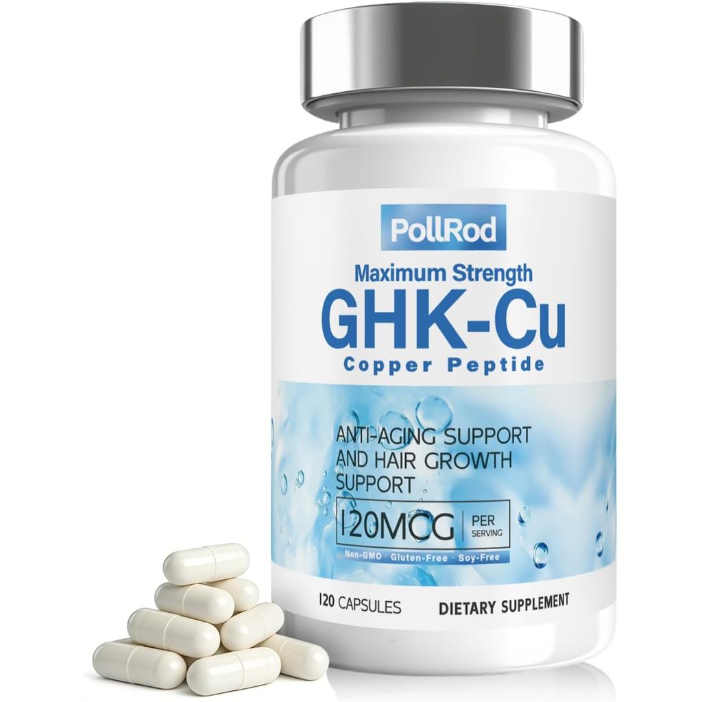 GHK-Cu Copper Peptide 120 ไมโครกรัมของ GHK-Cu.(บรรจุอาจวารี)