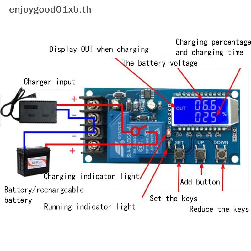 EDTH Charger Module LCD Display Control Overcharge Protection Board .