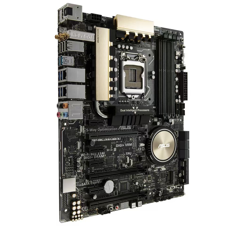 [มือที่สอง] ASUS/ASUS Z97-DELUXE/USB3.1 Z97 DELUXE Large Board 1150 เมนบอร์ด Large Board M.2