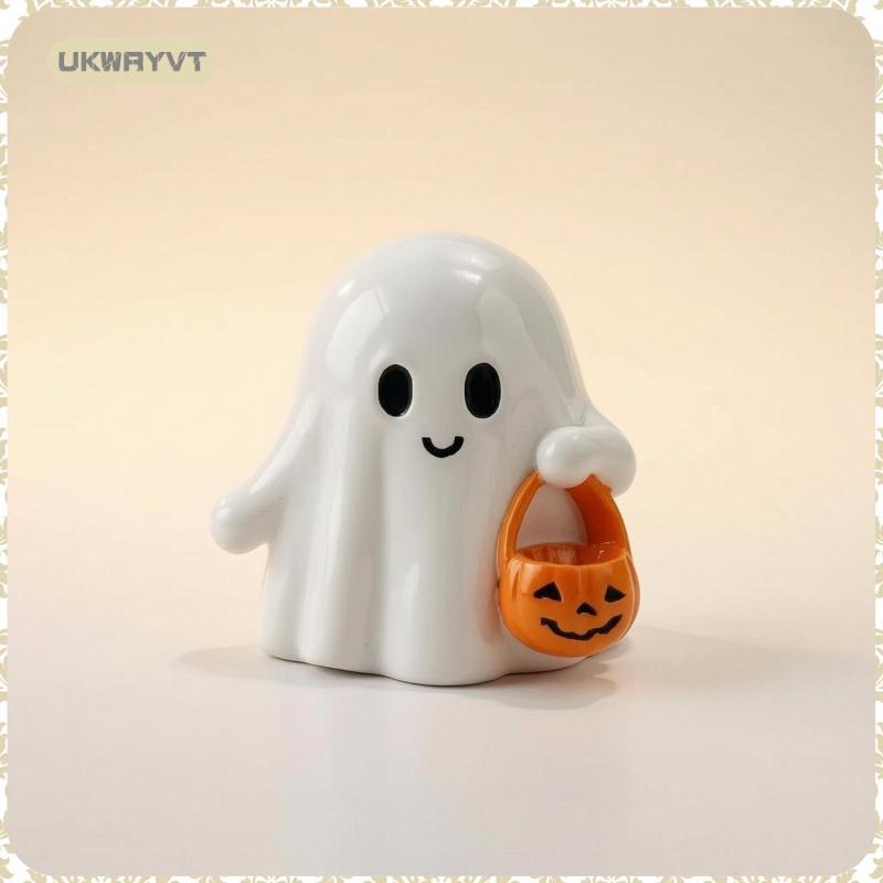[ukwryvt] ตุ๊กตา Spectre Halloween Spectre ตกแต่งน่ารักสําหรับแม่มด Ghost-no Light