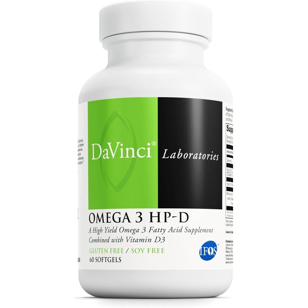 DAVINCI Labs Omega 3 HP-D, 60 ซอฟท์เจล