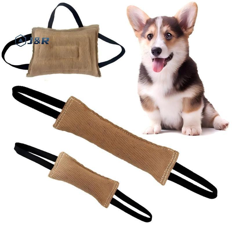 J&R> สุนัขกัด Tug การฝึกอบรมหมอนสําหรับ Aggressive Chewers 2 จับกลางแจ้ง Obedience Interactive ของเล