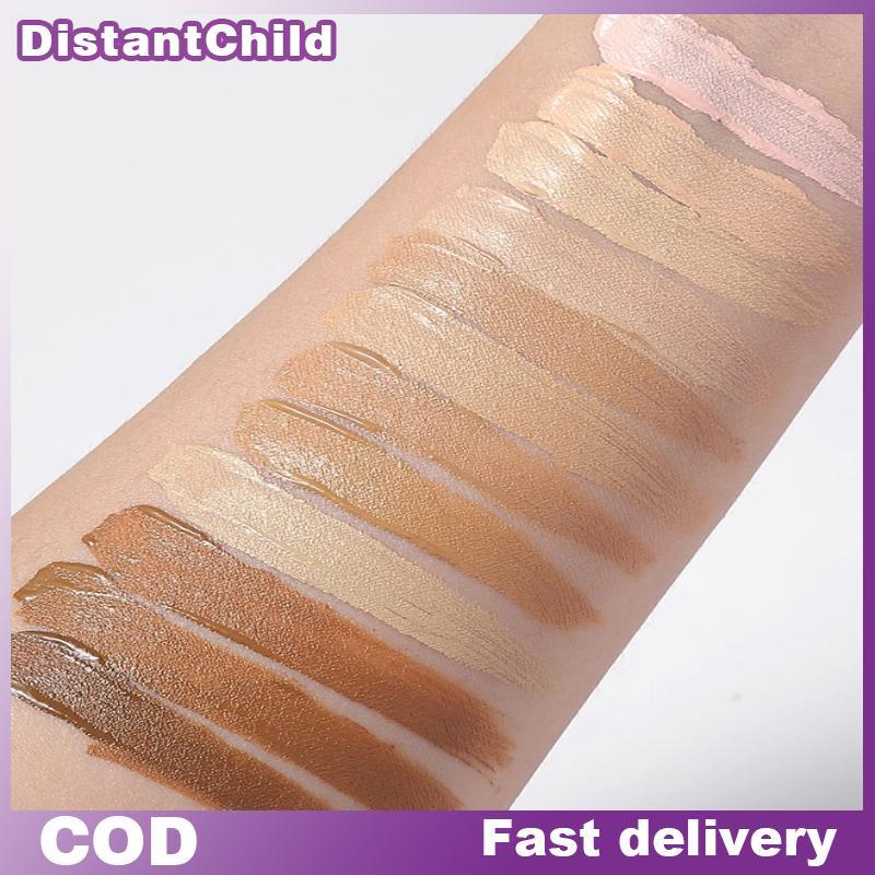 DSTH DIMSHOW Full Coverage Foundation, Matte Finish Oil-control Liquid Foundation, ปกปิดฝ้าและจุดด่า