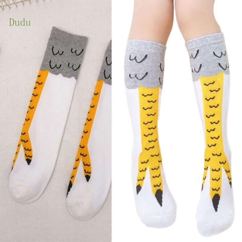 Dudu Children s Halloween Chicken Feet Socks Funny Design Elastic Costume Fun