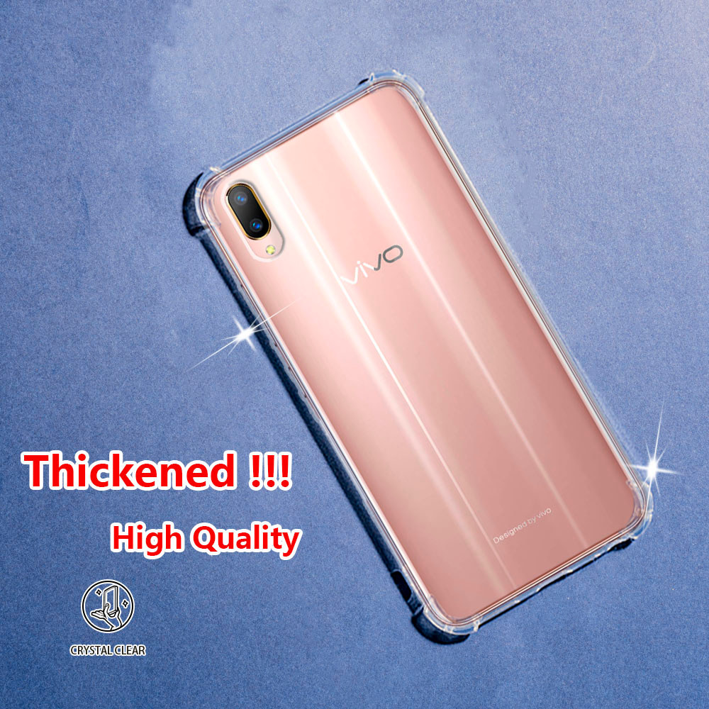 สําหรับVivo V11 V11 Pro X21 UD A X21s X23 Y93s V1809A V1816A V1809T 1804 คริสตัลClear JellyกรณีAir-G