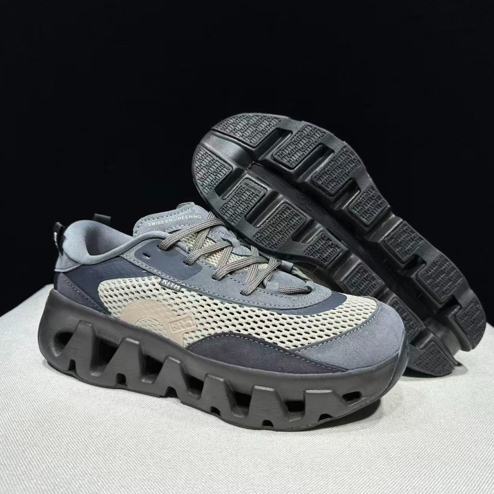 (Extreme时优) On Running x Kith K-Tech 2 รองเท้าวิ่งสําหรับผู้ชายและผู้หญิงรองเท้าผ้าใบ Unisex Couple 