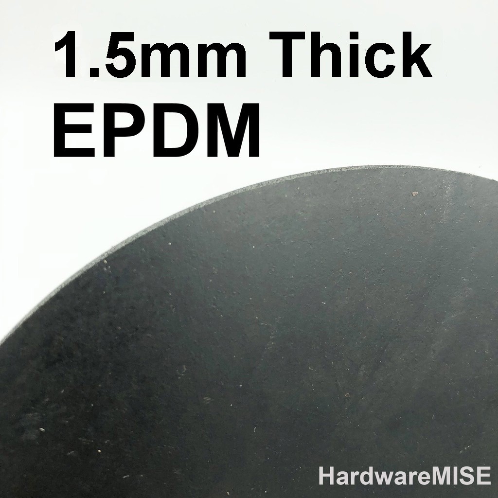 แผ่นยาง EPDM หนา 1.5 มม. สีดํา