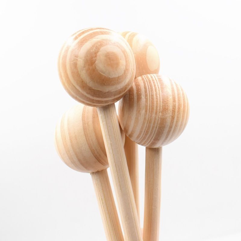 [ks1135.th] ไม้กระจายกลิ่นกกกลิ่นหอมติดทนนานMm Pine Round Bead Pine Loose Bead Aromatherapy Wooden B