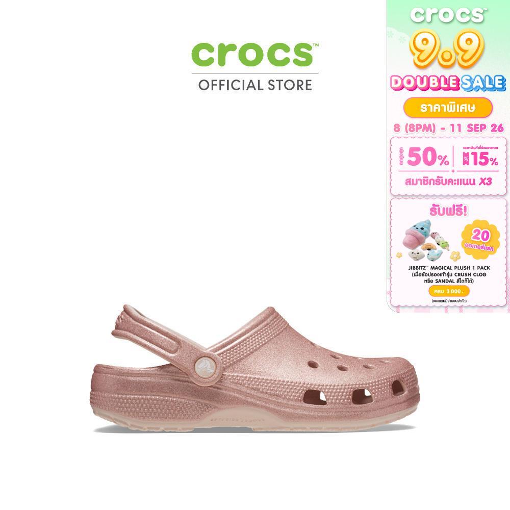 CROCS รองเท้าลำลองผู้ใหญ่ CLASSIC GLITTER CLOG รุ่น 2059426WV - QUARTZ GLITTER