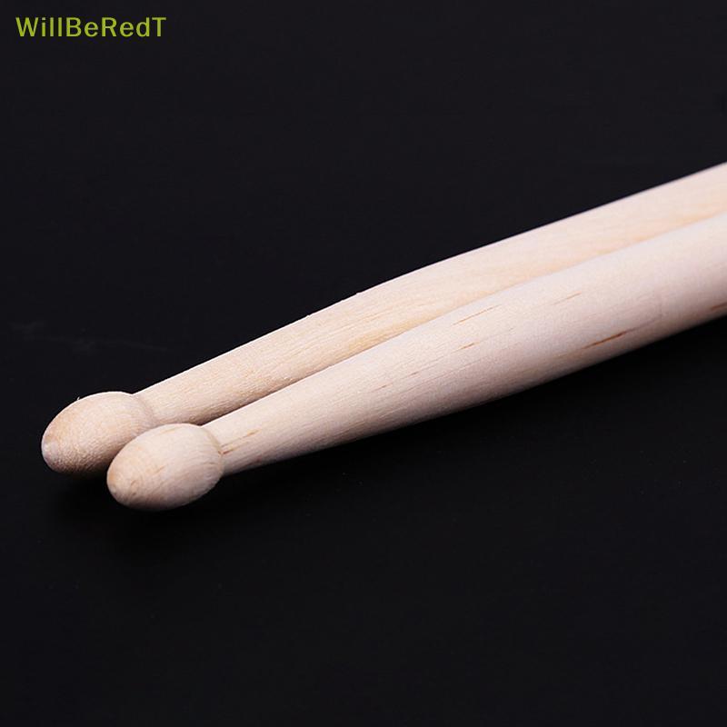 [WillBeRedT] One คู่ Professional Drum Sticks ไม้กลองคุณภาพสูง 5A เครื่องดนตรีกลอง Sticks Jazz Drum 