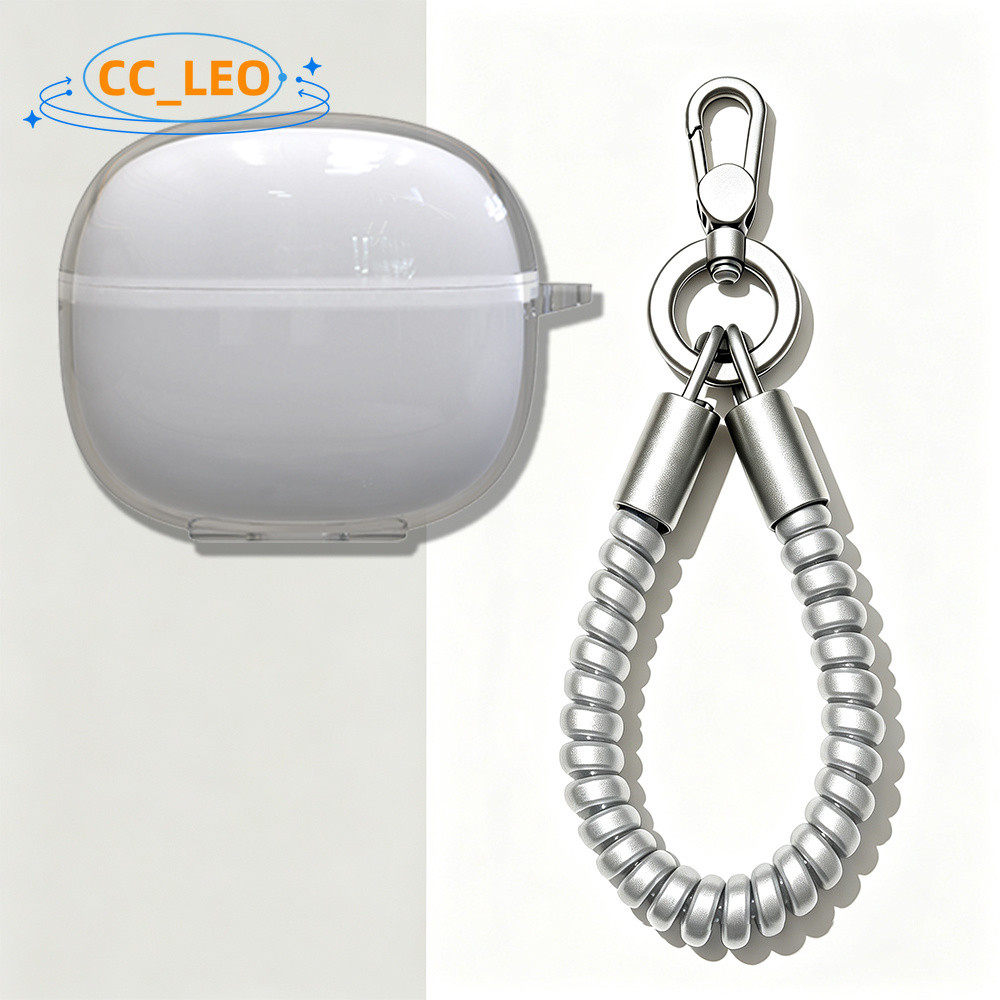 Suitable for EDIFIER T10 Case Transparent Soft Case with Elastic Lanyard Compatible with EDIFIER X1 