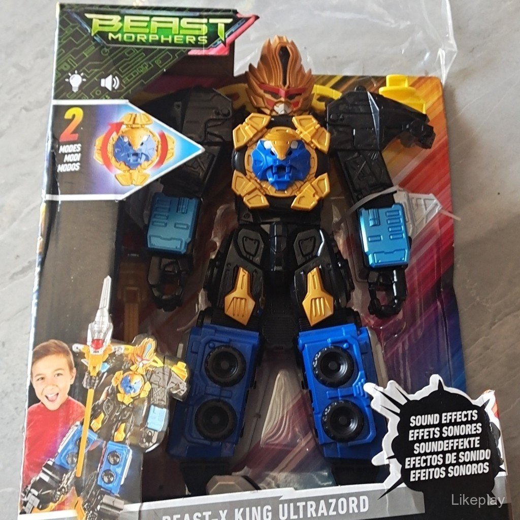 Hasbro Power Rangers ของเล่นรูป transformers power rangers megazord morpher lightning collection din