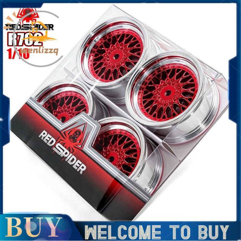 Spider 1/0 Flat Run TIMIYA สําหรับ TT01 TT02 XV01 XV02 Dual Color Nylon Wheel Hub R702