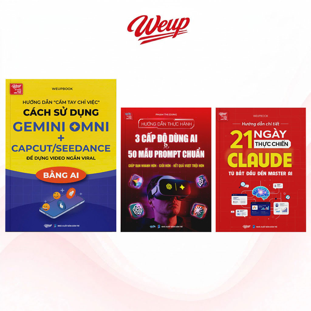 หนังสือ Combo/Odd: วิธีใช้ Gemini Omni Capcut Seedance + AI 3 ระดับ & 50 Standard Prompt Models...- 