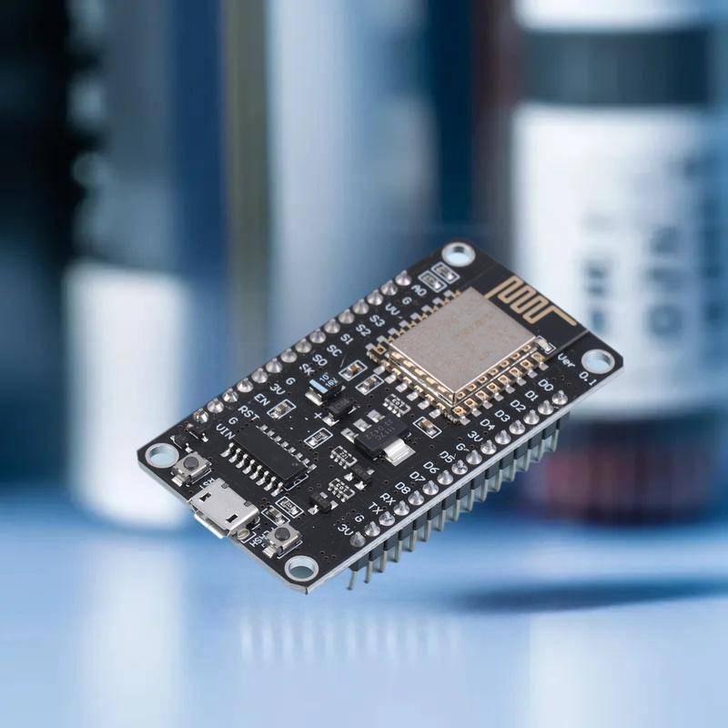 LJF Nodemcu Lua V2.1 ESP8266 ESP-12F บอร์ดพัฒนา WIFI Micro USB- CH340 บอร์ดพร้อมปุ่มแฟลชและปุ่ม RST