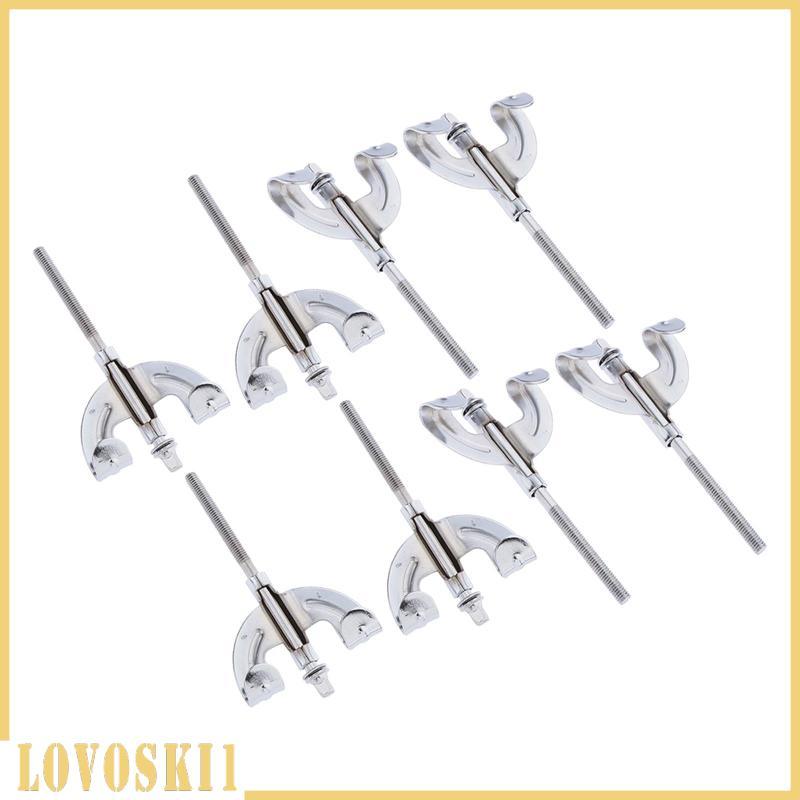 [Lovoski1] กรงเล็บกลองเบส 8 ชิ้นพร้อมแท่งความตึงเครียด 100 มม.x6 มม. สําหรับซ่อมชิ้นส่วนกลอง Accs