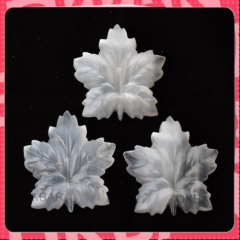 Degaussing Handy เครื่องมือซีลีเนียม Maple Leaf ยิปซั่มโมร็อกโกโปร่งใสยิปซั่ม Maple Leaf งานฝีมือตกแ