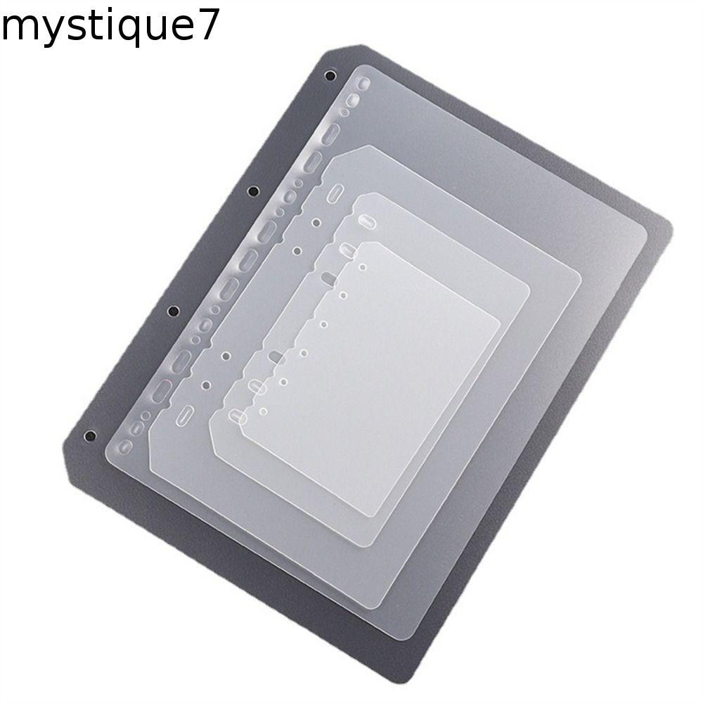 MYSTIQUE Notebook Divider Notebook Accessories Agenda Inner Paper Board Page Universal Transparent P