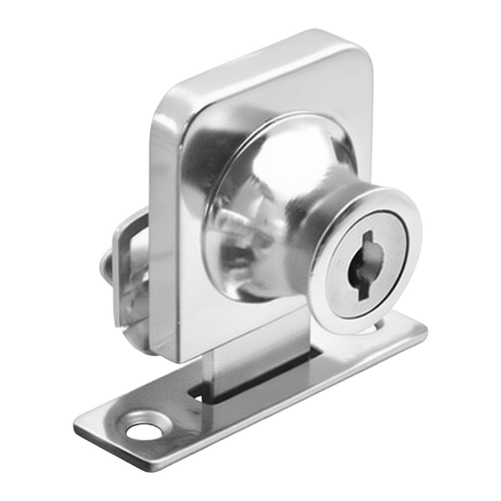 Stylish and Sturdy Metal Single Double Swinging Glass Showcase Door Cabinet Lock