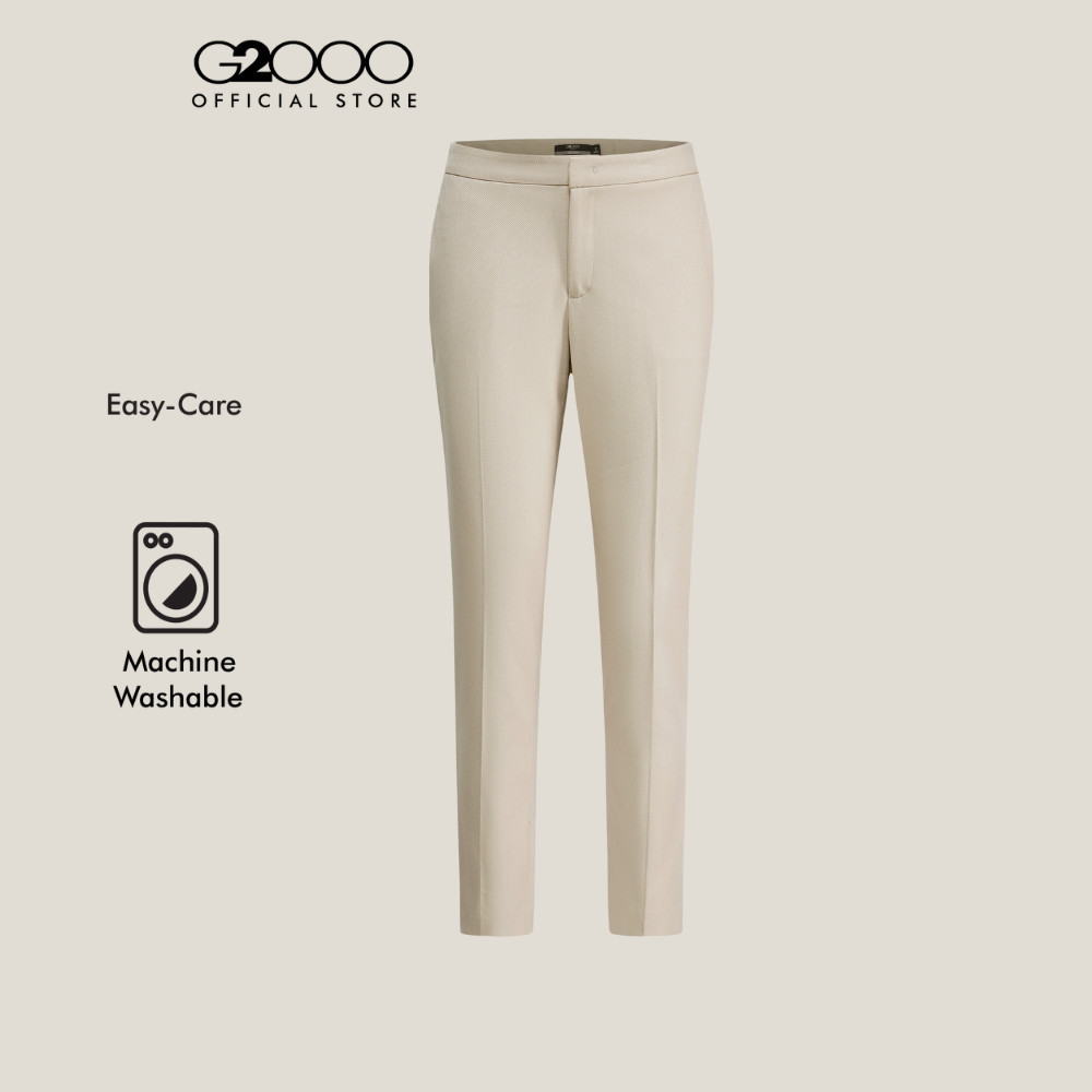 G2000 กางเกงสูทสำหรับผู้หญิง Cigarette Shape รุ่น 5625203616 BEIGE