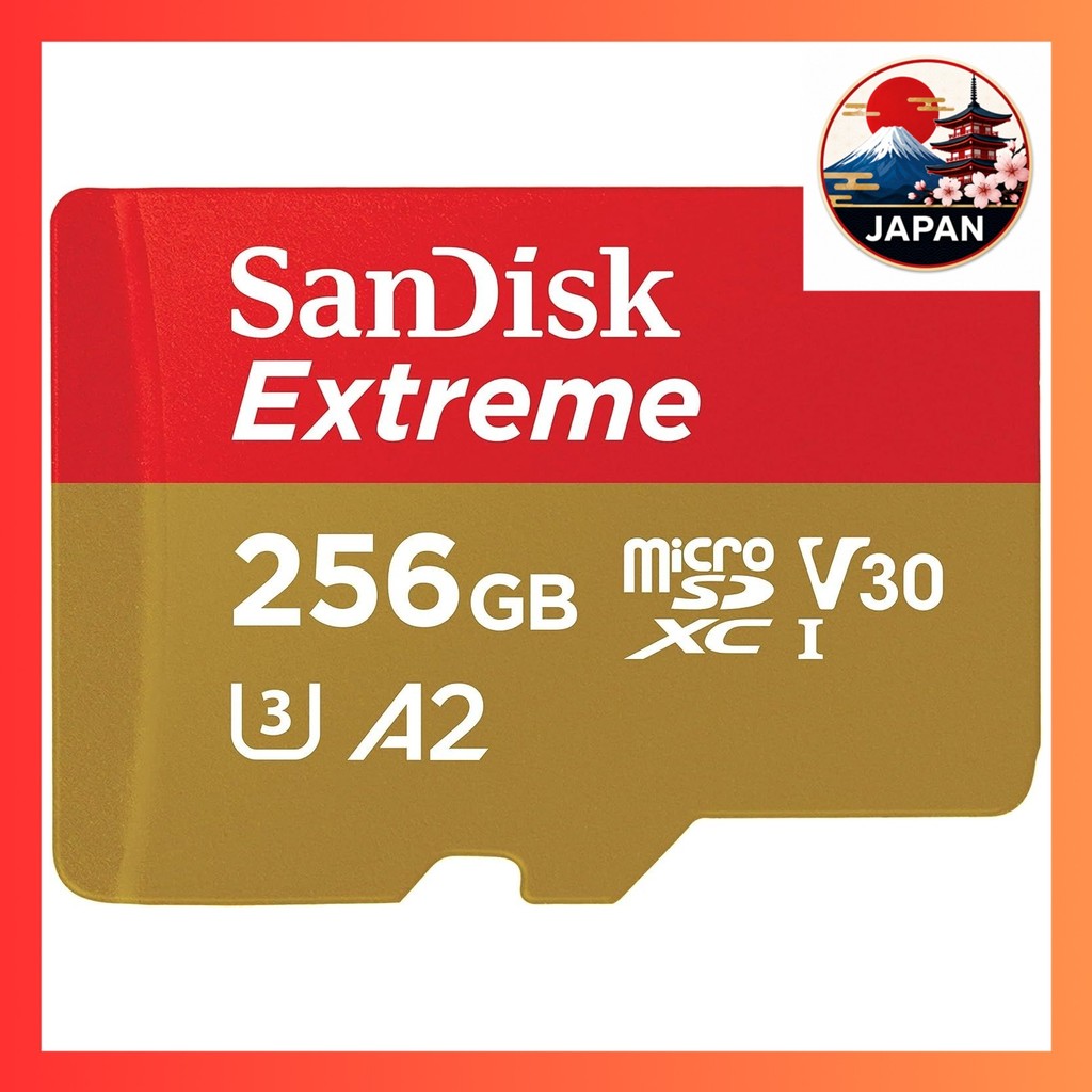 [Directly from Japan]Micro SD Card, 256 GB, SanDisk, UHS-3, Class 10, Nintendo Switch Recommended, S