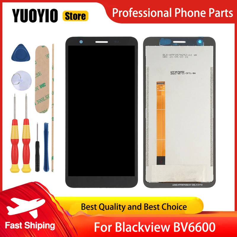 ใหม่หน้าจอสัมผัสจอแสดงผล LCD สําหรับ Blackview BV6600 Pro BV6600 BV6600E Digitizer Assembly อะไหล่ +