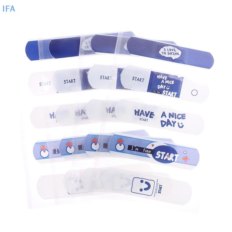 IFA 20 ชิ้น/กล่องกันน้ํา Band Aid Wound Plaster First Aid ชุดฉุกเฉิน Band Aid สติกเกอร์สําหรับเด็กดี