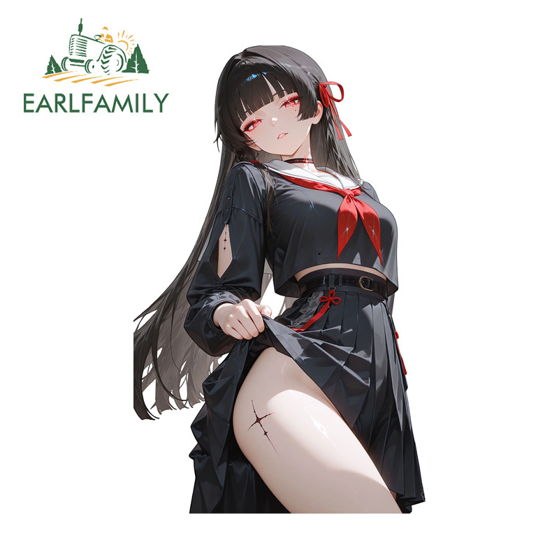 EARLFAMILY Wuthering Waves Chisa สติกเกอร์ Waifu รถจักรยานยนต์แล็ปท็อปรถบรรทุก Windows กันน้ําไวนิล Decal รถสินค้า