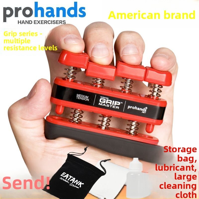 American ProHands GRIPMASTER Piano Finger Trainer Guitar Finger Strengthener Practice Grip 7 Pounds